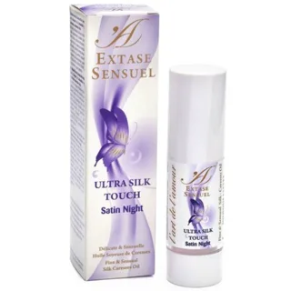 Huile de Massage de Nuit Satinée Ultra Soie Extase Sensual