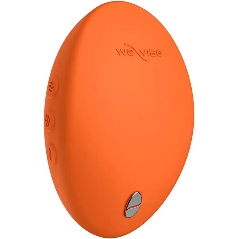 Vibe - Vibromasseur Chauffant et à Température Mandarine We vibromasseur