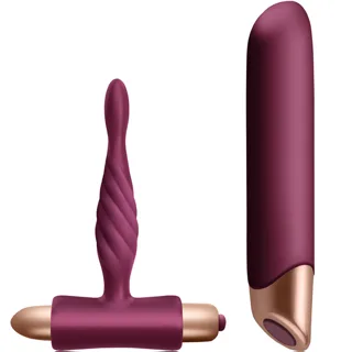 Kit Rapture Vibromasseur Classique + Plug Anal Débutant Climaximum plug anal