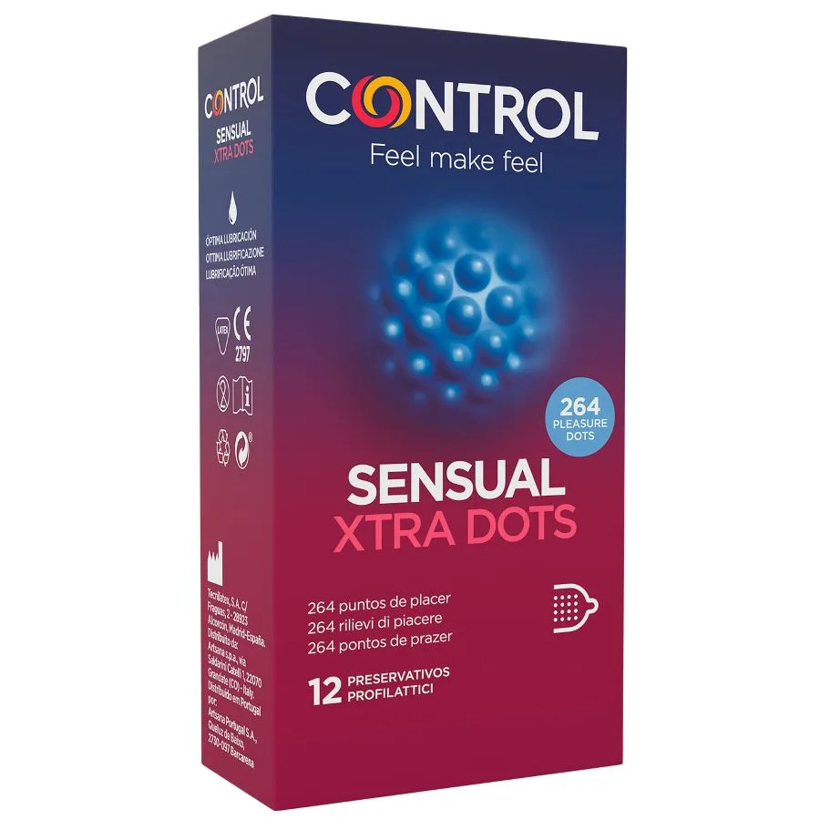 Préservatif Xtra Points 12 Unités Control