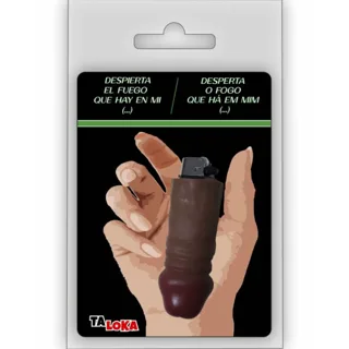Briquet Fantastique en Forme de Pénis de Couleur Mulatto Taloka jeu coquin