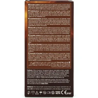 Pack de 8 Préservatifs Premium Chocolat Skins