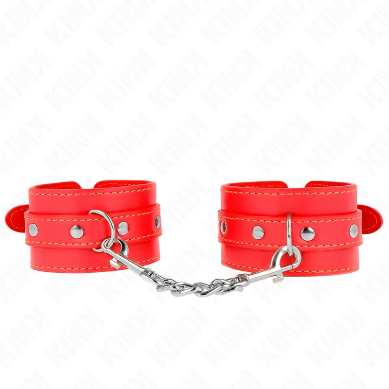 Menottes Fins Rouge Ajustables 21-33 cm Kink