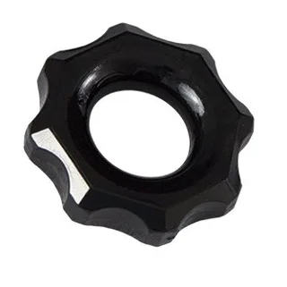 Anneau pénien Noir Spartan Bathmate