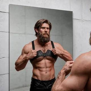 Lingerie Homme en cuir