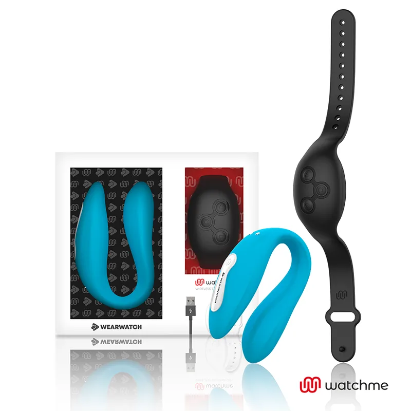 Watchme Vibromasseur Double Technologie Indigo / Jet Wearwatch