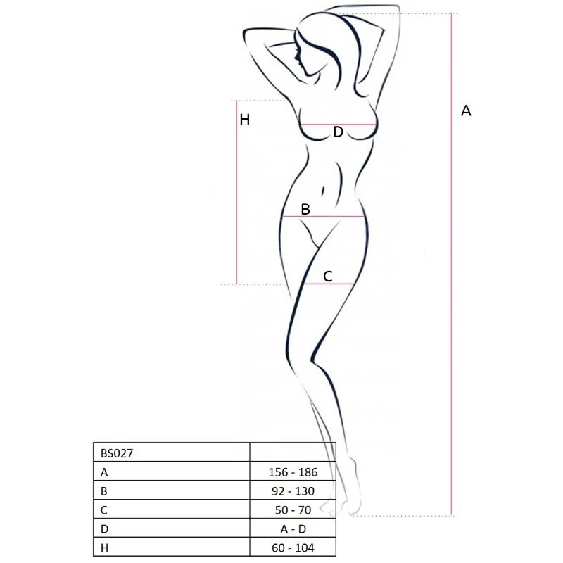 Femme BS027 Bodystocking Rouge Style Robe Taille Unique Passion rouge nuisette