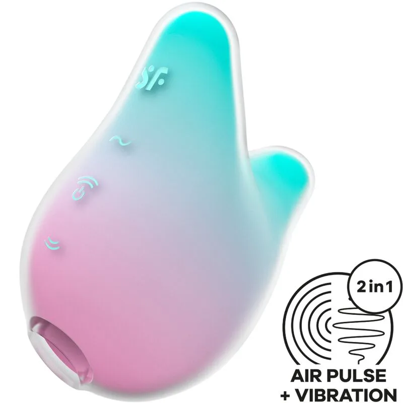Mermaid Vibes Stimulateur & Vibromasseur Menthe et Rose Satisfyer