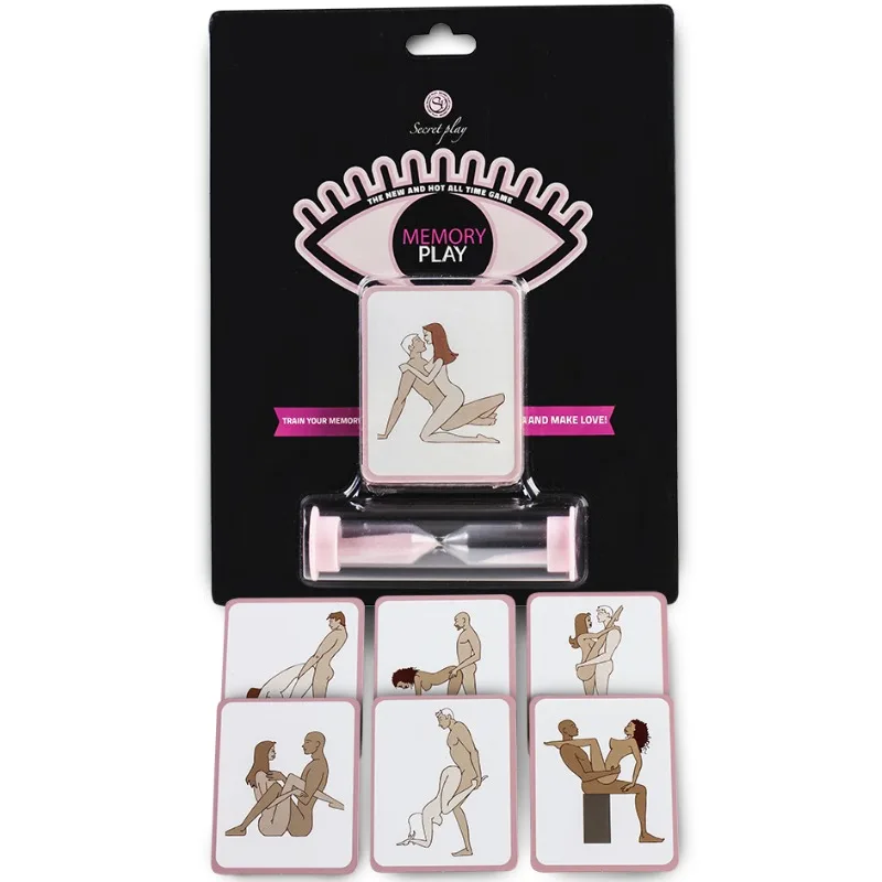 Jeu de Couples Memory Play (es/en/it/fr/pt) Secretplay jeu coquin
