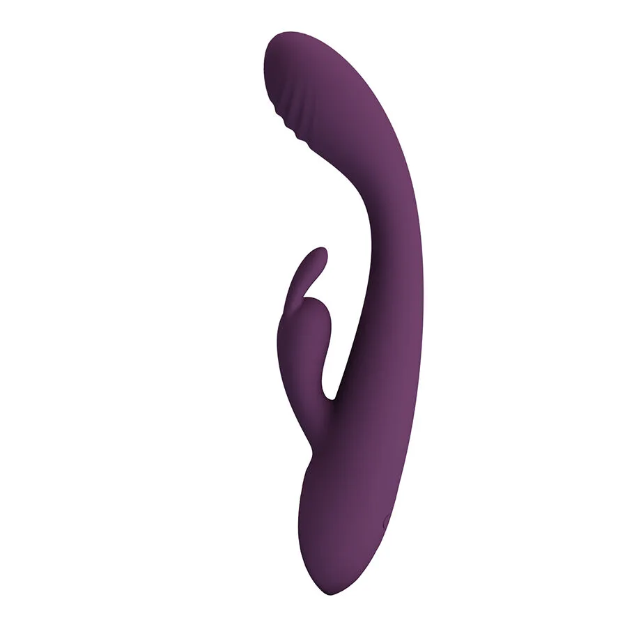 Emma Vibromasseur Violet Rabbit avec Stimulateur Pretty Love