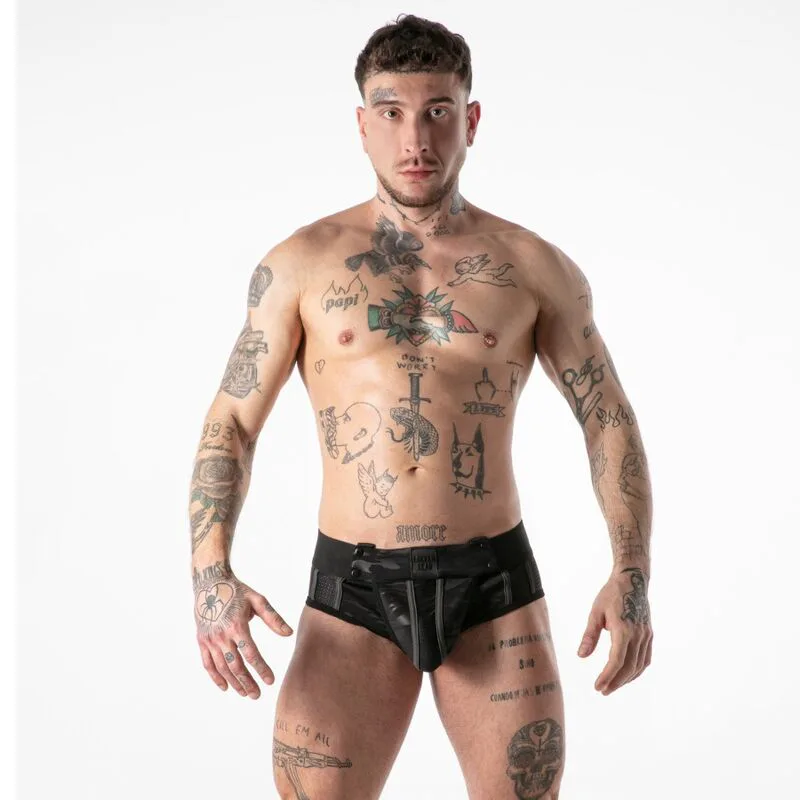 Slip Militaire Complet Noir L Locker Gear noir lingerie homme