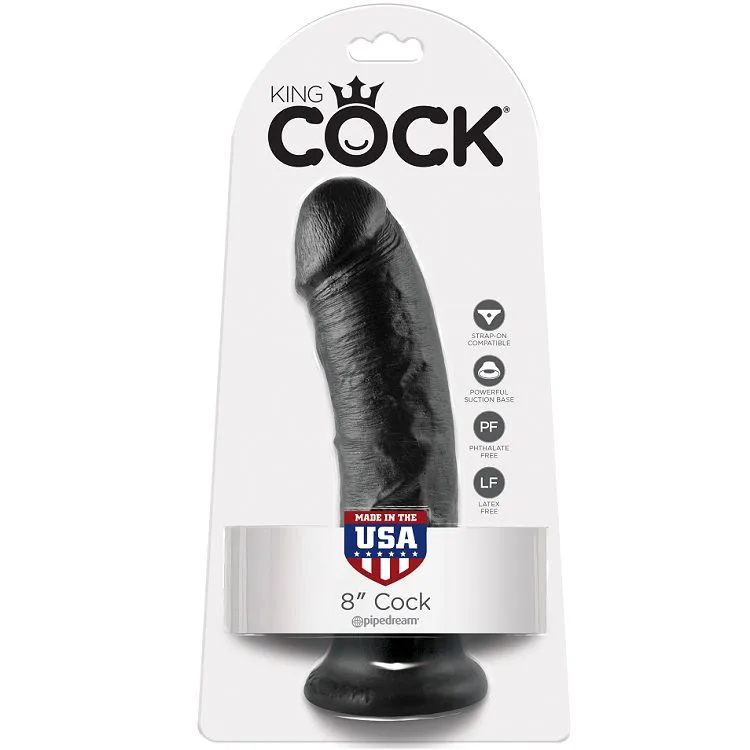 Gode Noir 20,3 cm King Cock