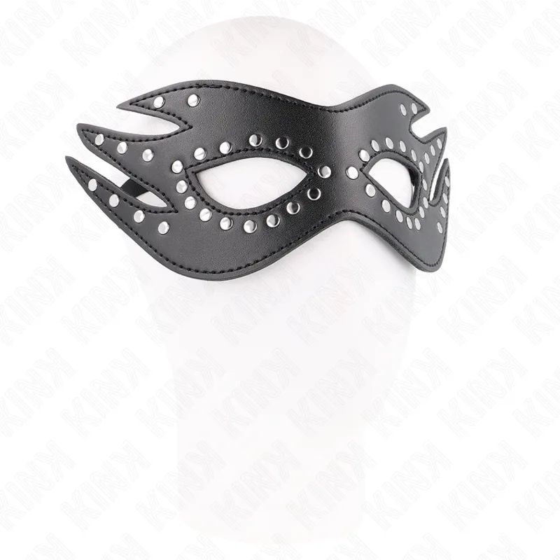 Masque en Cuirette à Rivets Modèle 3 26 X 9,5 CM Kink bâillon
