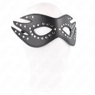 Masque en Cuirette à Rivets Modèle 3 26 X 9,5 CM Kink bâillon
