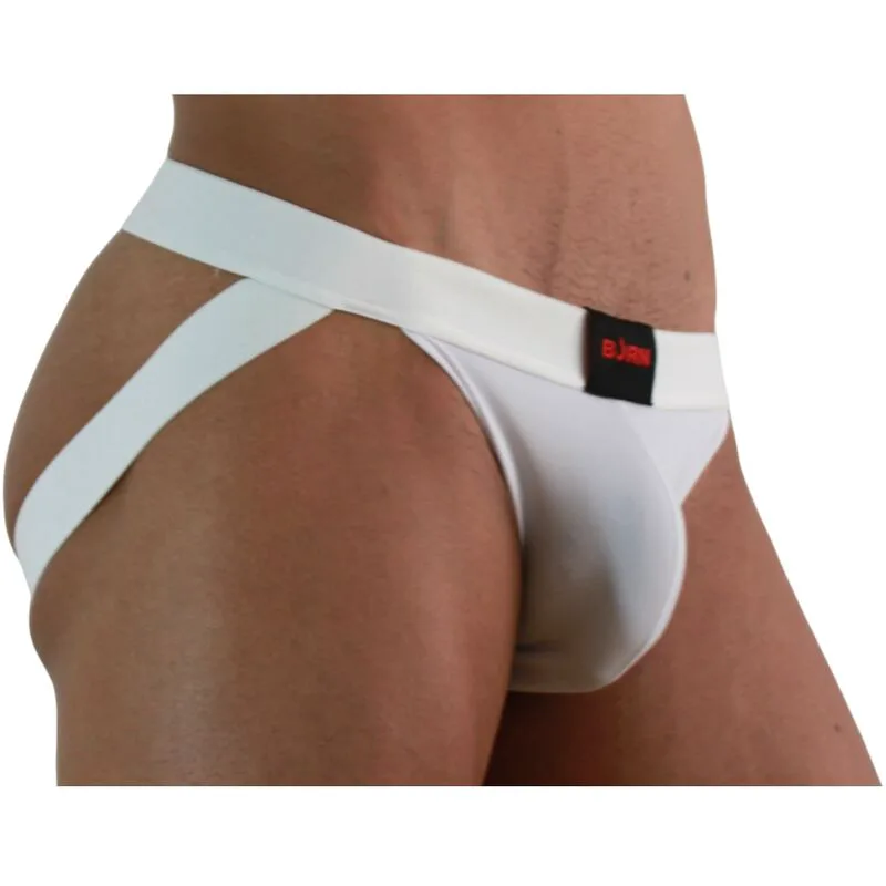 Jockstrap Lycra Blanc l Burn