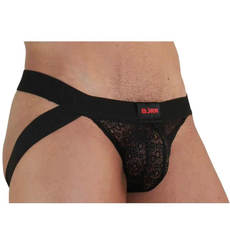 Lingerie Jockstrap Noir l Burn