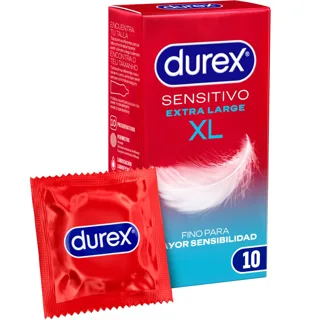 Préservatifs Sensibles XL Extra-long 10 Unités Durex