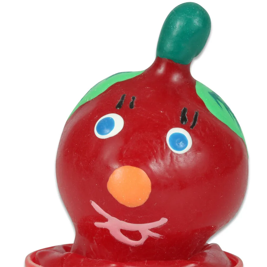 Préservatifs Fantaisie Peints à la Main Tomate Condomerie