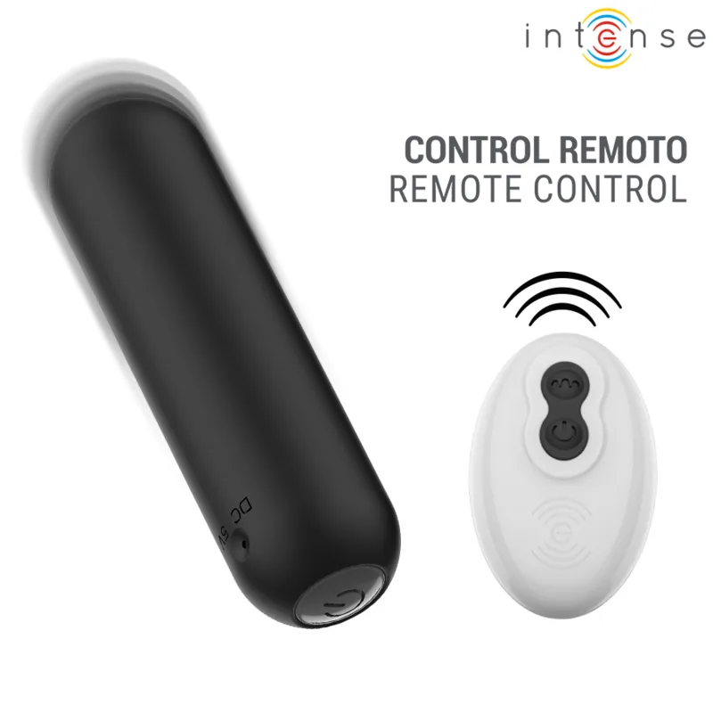 Vibromasseur Judy Vibrant Rechargeable avec Télécommande Noir Intense