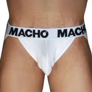 Mx29bl Jockstrap Blanc + Blanc M Macho