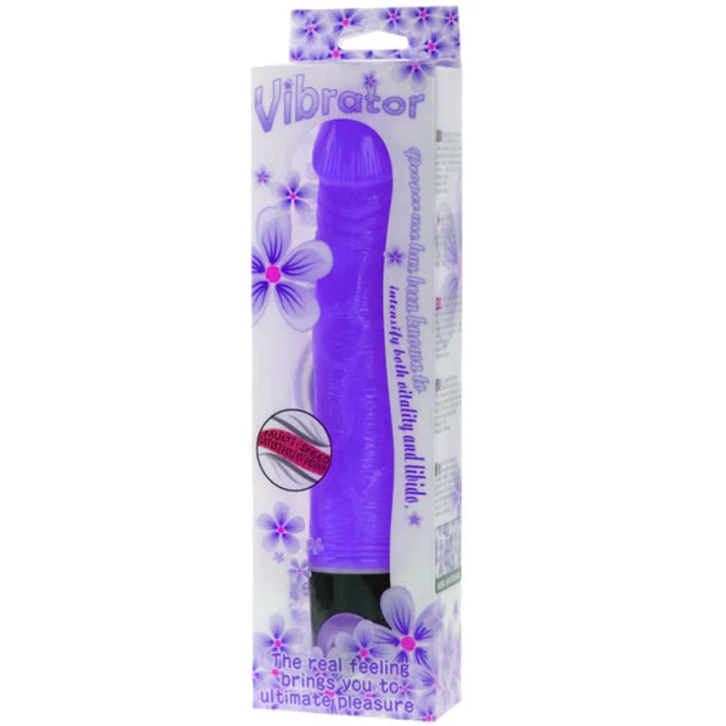 Vibromasseur de Multivitesses 21,5 cm Violet Baile