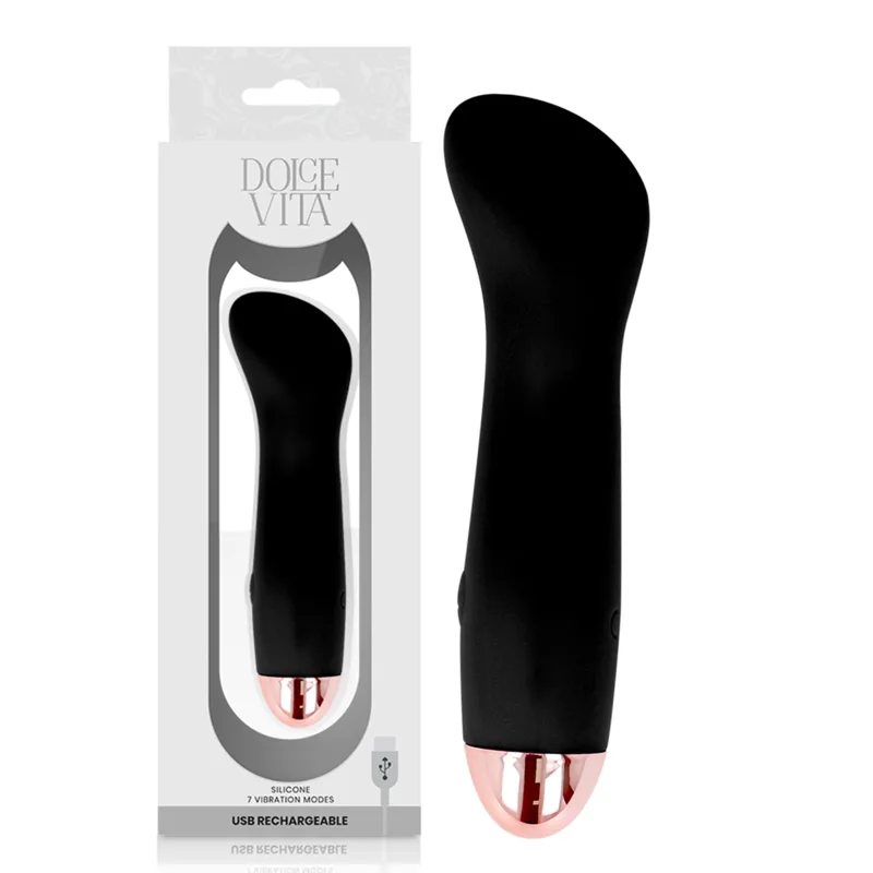Vibromasseur Rechargeable One Noir 7 Vitesses Dolce Vita