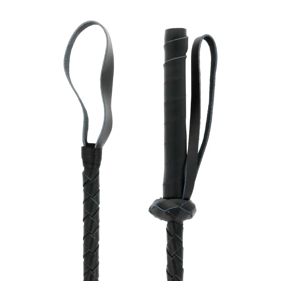 Fouet BDSM Fétichiste en Cuir 60CM Darkness fouet & martinet