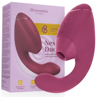 Duo Next Stimulateur Clitorial et de Point G Double Rose Womanizer rose stimulateur clitoridien