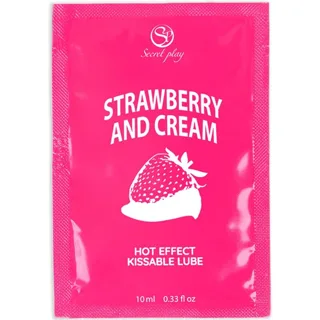 Lubrifiant Unidose Fraises & Crème 10ml Secretplay