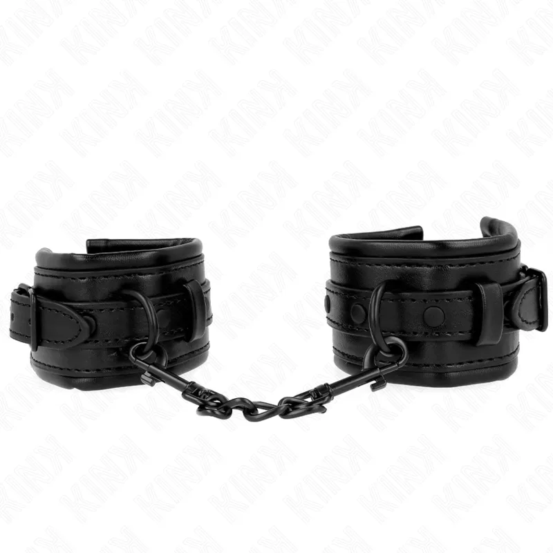 Menottes Noir Ajustable 20-30 cm x 6 cm Kink