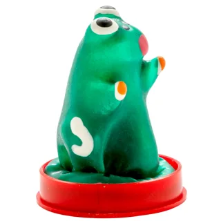 Modèle Grenouille : préservatif fantaisie peint à la main Condomerie, objet décoratif