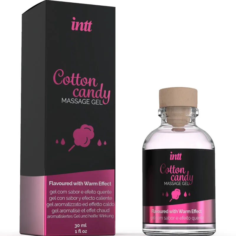 Gel de Massage Saveur Cotton Babe à Papa et Effet Intt