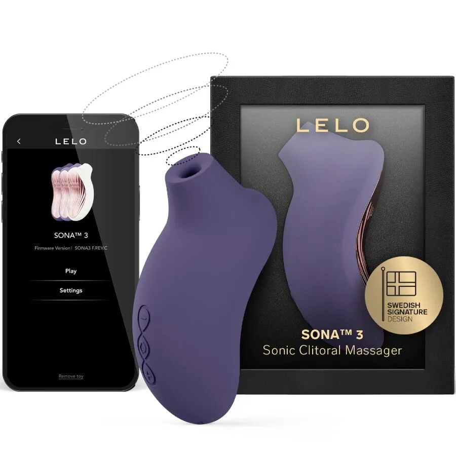 Stimulateur clitoridien Sona 3 Masseur Clitorial Sonique Cyber Violet Lelo