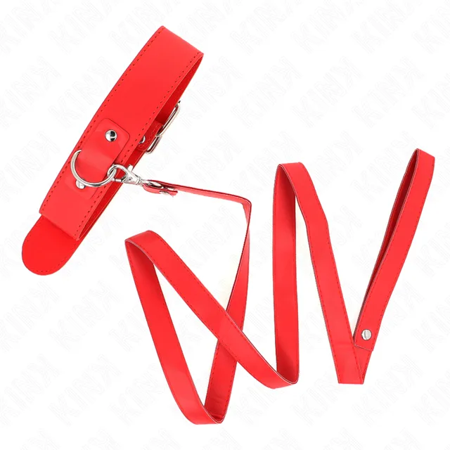 Collier avec Ceinture 116 cm Bracelet Rojo Ajustable