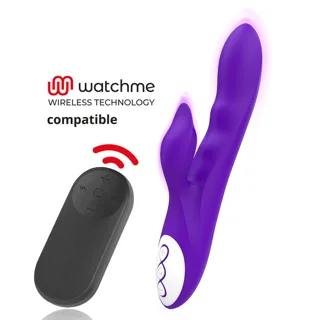 Galo Vibromasseur Violet + Télécommande Watchme Galatea