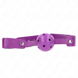 Balle Respirant Violet 4,5 Cmgag 65 X 2,5 CM Kink violet bâillon
