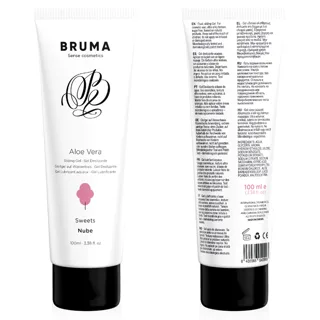 Gel Glissant à L'aloe Vera Saveur Bonbons 100 ML Bruma lubrifiant comestible