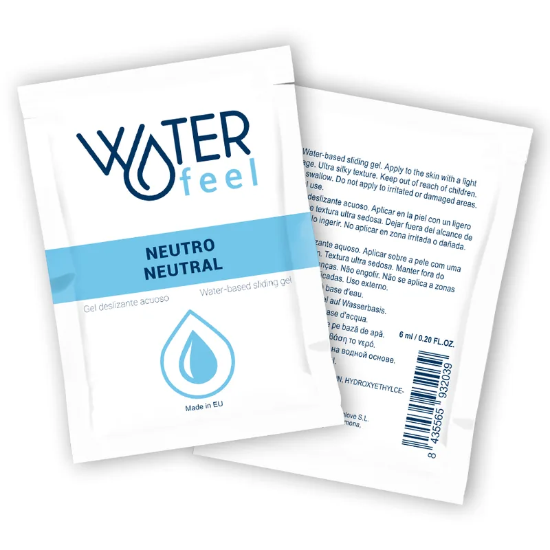 Gel de Glissement Neutre Base Deau 6 ml Waterfeel