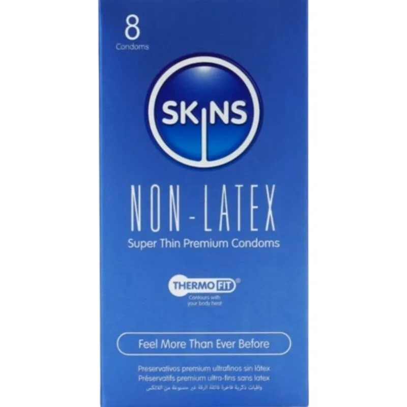 Préservatifs sans Latex, Paquet de 8 Skins préservatif