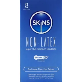 Préservatifs sans Latex, Paquet de 8 Skins préservatif