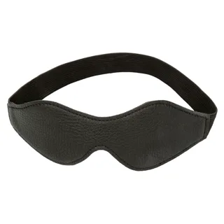 Nocturnal Masque pour les Yeux en Cuir PVC Noir Calexotics noir bâillon