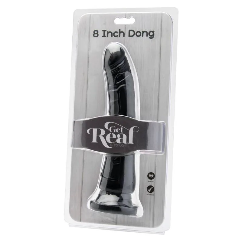 Dong 20,5 CM Noir Get Real noir gode réaliste