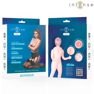 Love doll gonflable, détail du buste et des hanches moulés