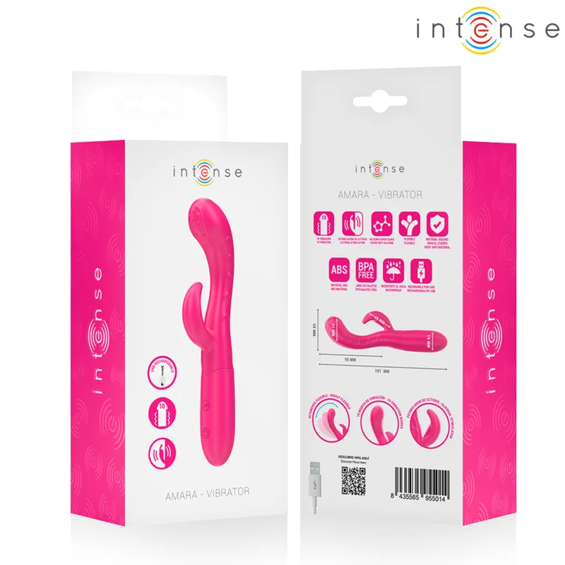 Amara Vibromasseur avec Langue Stimulante 10 Vibrations Intense