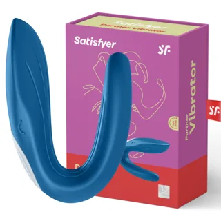 Satisfyer Partner Whale bleu, détail