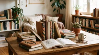 Livres sur la sexualité : sélection d ouvrages et planches anatomiques ouvertes sur une table en bois