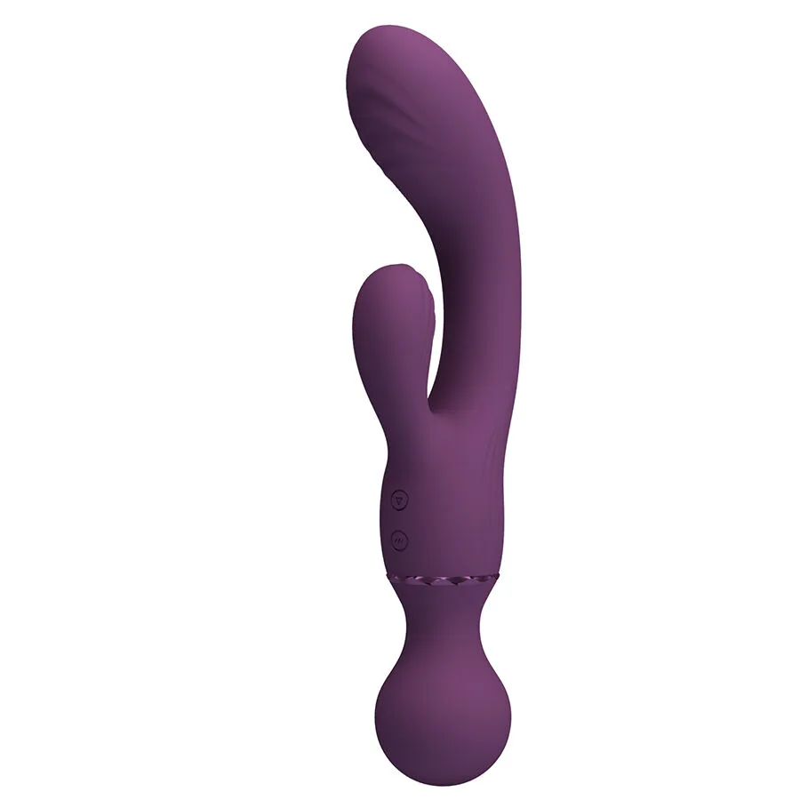 Vibromasseur Point G Violet Polyvalent Pretty Love
