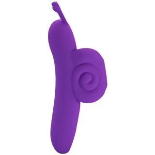 Snail Puissant Stimulateur de Doigts Violet Pretty Love