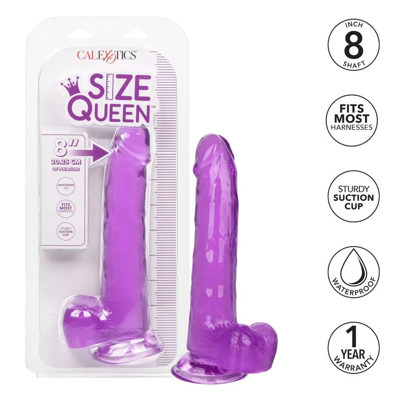 Gode Reine Taille Violet 20,3 cm Calexotics
