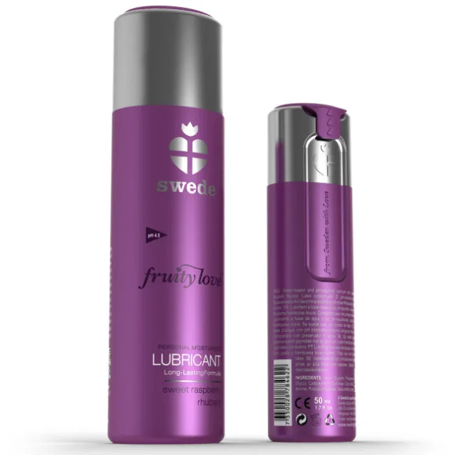 Fruity Love Lubrifiant Framboise Rhubarbe 50 ml Swede